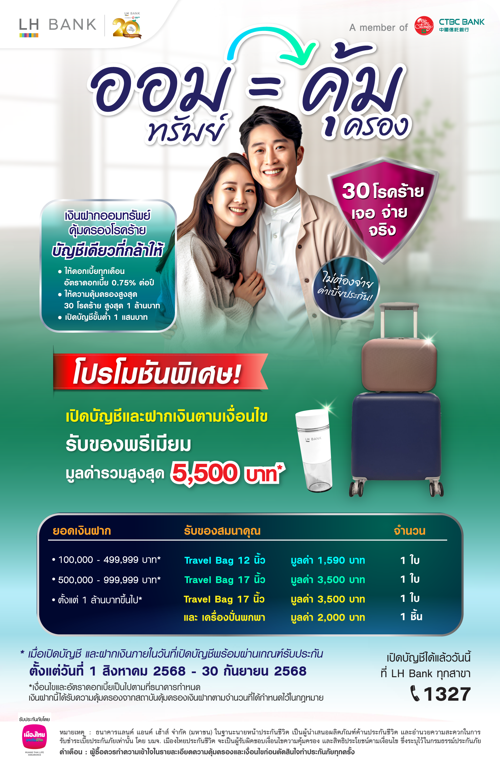โครงการเงินฝากออมทรัพย์คุ้มครองโรคร้าย Health Care Savings 
